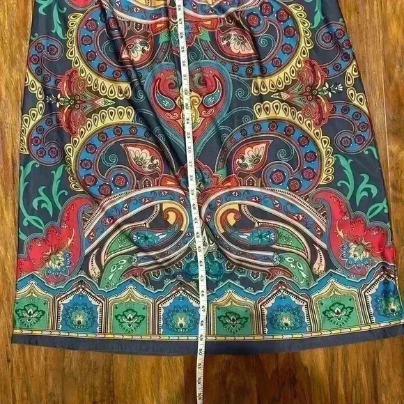 Flying Tomato Women’s Size S Halter Maxi Dress with Multicolored Paisley Print - Picture 7 of 9